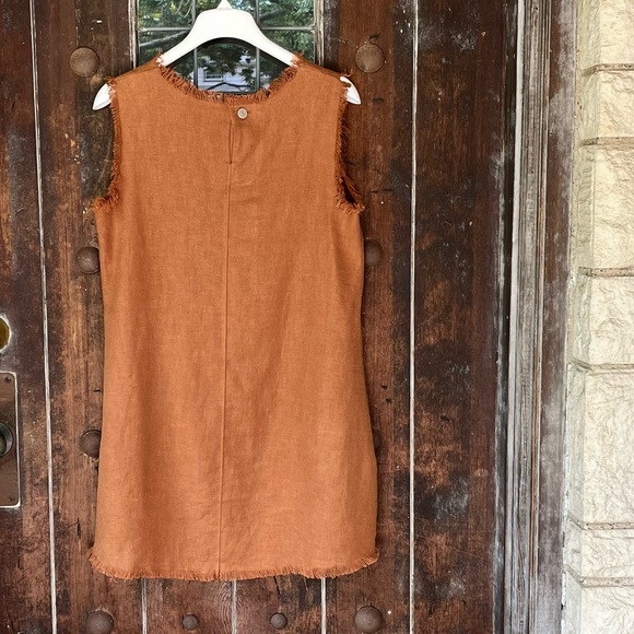 COLINE (French Brand) | Shift Dress Rust color - Picture 2 of 10